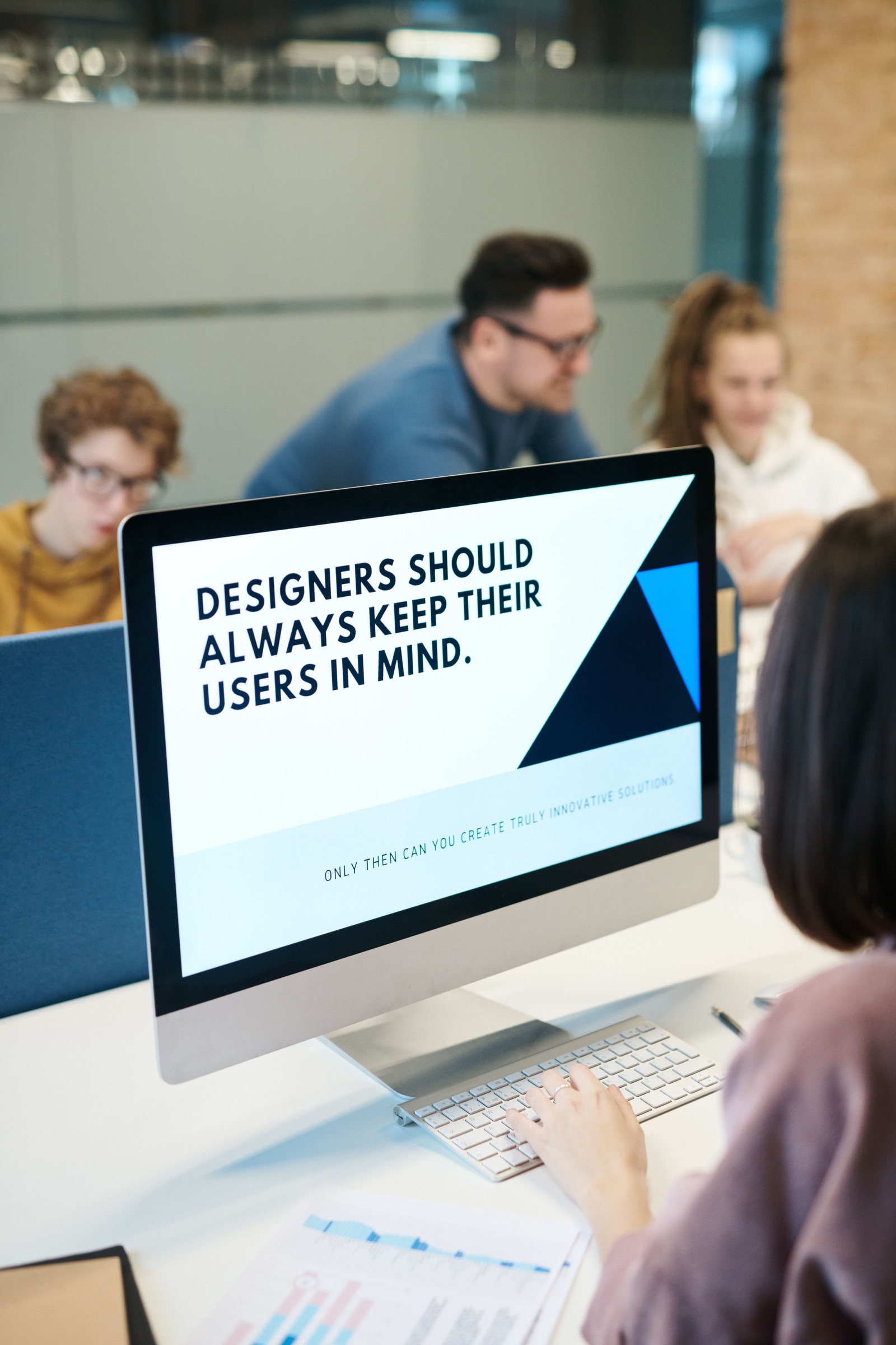 A collaborative design session focused on user needs
